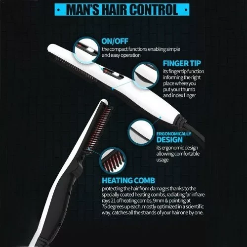 Стайлер для бороды и волос Cordless Hair Comb - фото 9 - id-p116477080