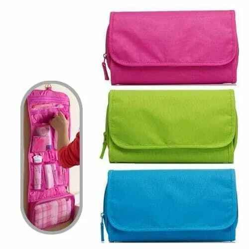 Дорожная сумка для гигиенических принадлежностей Travel Storage Bag (органайзер) Розовый - фото 3 - id-p160737694