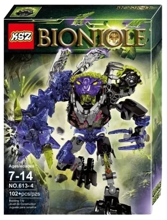 Конструктор Монстр Землетрясений Bionicle, 613-4 аналог Лего (LEGO) Бионикл 71315