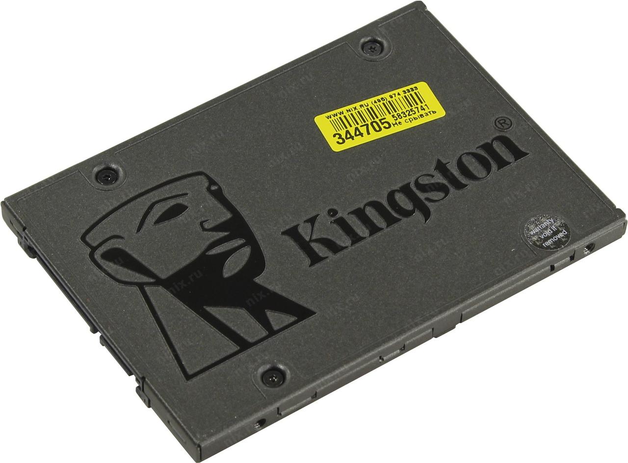 SSD 960 Gb SATA 6Gb/s Kingston A400 SA400S37/960G 2.5" TLC - фото 1 - id-p186785366