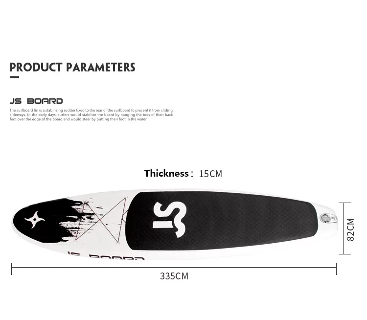 Доска SUP Board надувная (Сап Борд) JS Ninja 335 (NJ335) 11'(335см) - фото 3 - id-p146635111