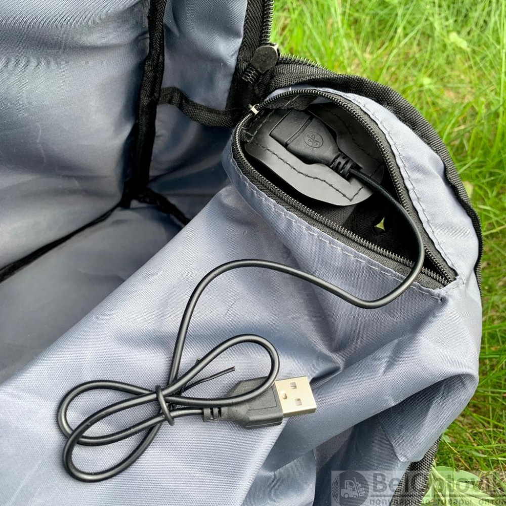 Городской рюкзак Ultra Star с USB и отделением для ноутбука до 15 Серый - фото 5 - id-p182275147