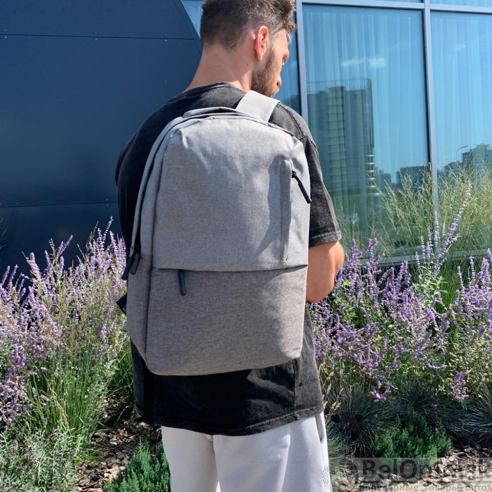 Городской рюкзак Urban с USB и отделением для ноутбука до 15.75 Серый с серым - фото 7 - id-p181794849