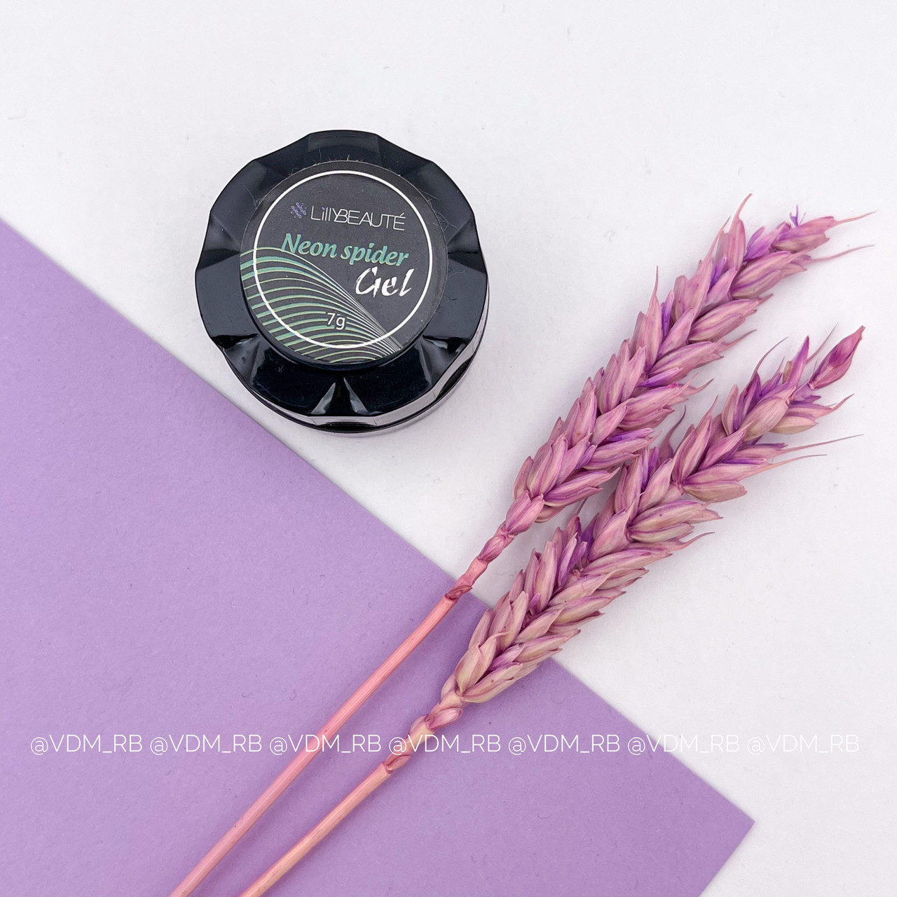 Паутинка LillyBeaute неоновая Салатовая, 7 гр
