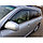 Ветровики клеящиеся Headway Mitsubishi Outlander с 2015 с хромированным молдингом, фото 3