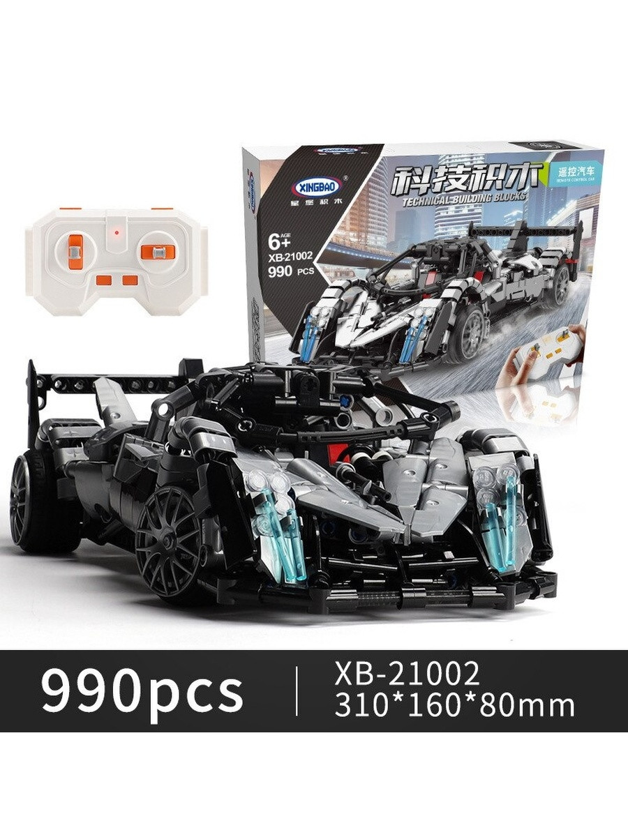 Конструктор XingBao XB-21002 «Pagani Zonda Racing Car RC» с пультом д/у, 990 деталей - фото 3 - id-p186873278