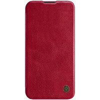 Кожаный чехол Nillkin Qin Pro Leather Case Красный для Apple iPhone 13
