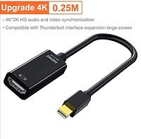 Переходник MiniDisplayPort - HDMI 0.25м - Вход MiniDisplayPort - Выход HDMI