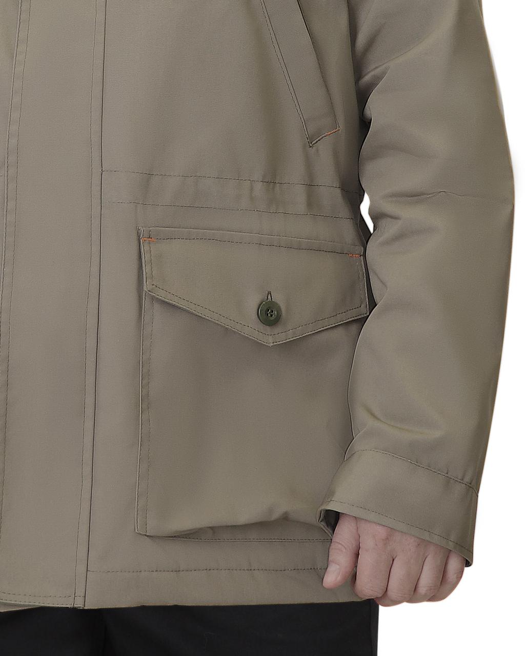 Куртка "ГОРЧУК" демисезонная, св.олива (подкладка флис) - фото 4 - id-p186886639