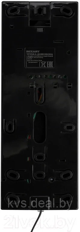 Трубка домофона с индикатором и регулировкой звука RX-320, черная REXANT - фото 4 - id-p186888586