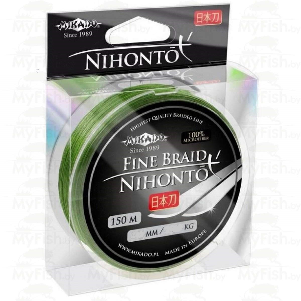 Плетенка Mikado NIHONTO FINE BRAID 100M / 040мм - фото 1 - id-p186886631