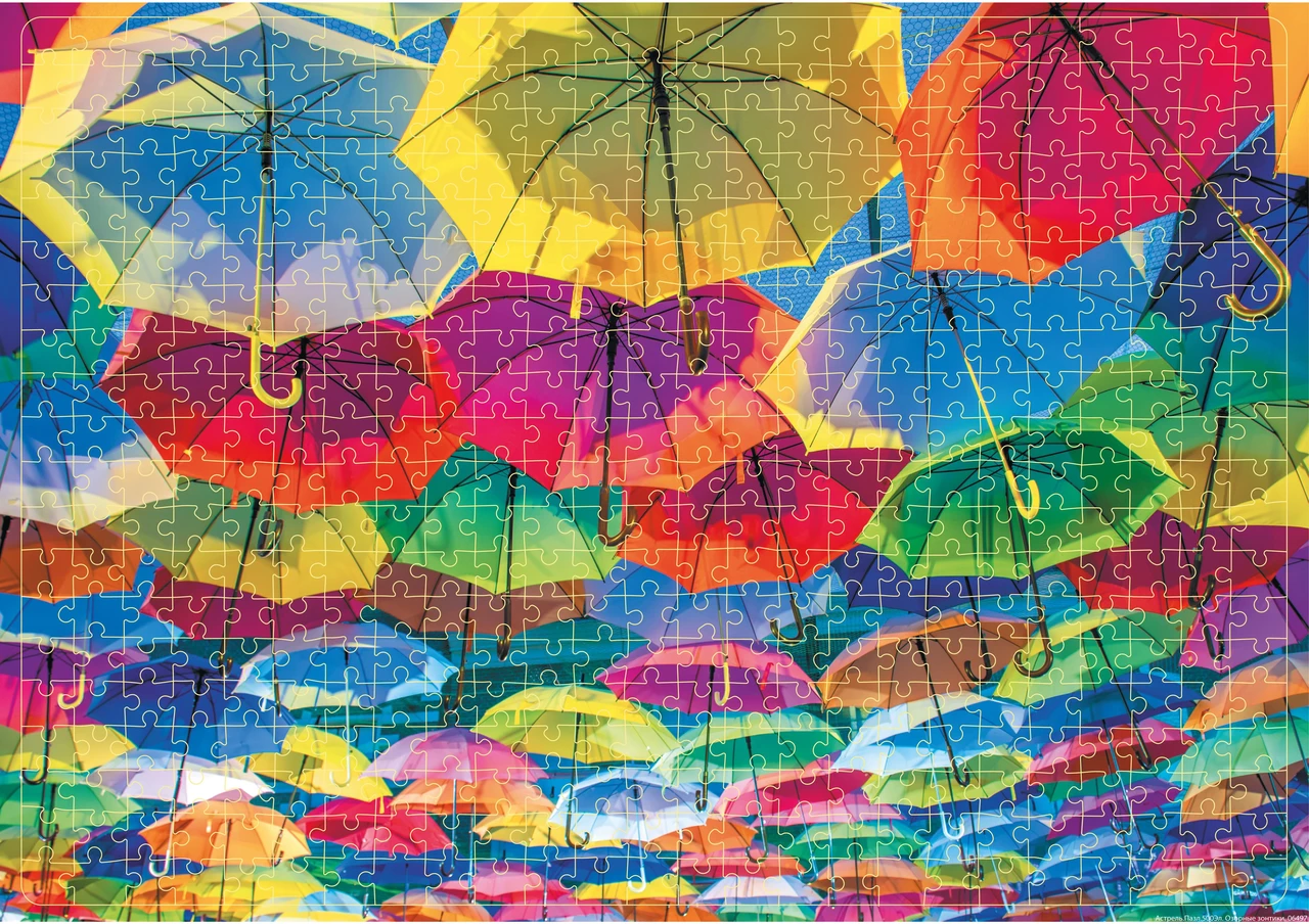 Пазл Астрель Озорные зонтики 500 элементов Origami - фото 2 - id-p186893556