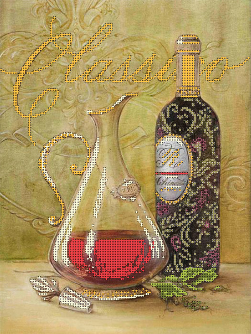 Схемы для вышивания бисером "Графин и вино" - фото 1 - id-p23362045