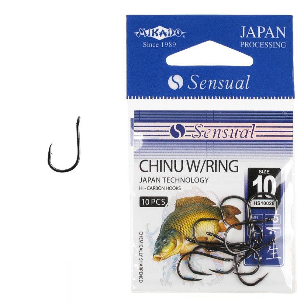 Крючки Mikado Sensual - CHINU W/RING  10026-2B