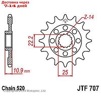 Звезда передняя ведущая для мотоцикла, стальная JTF707