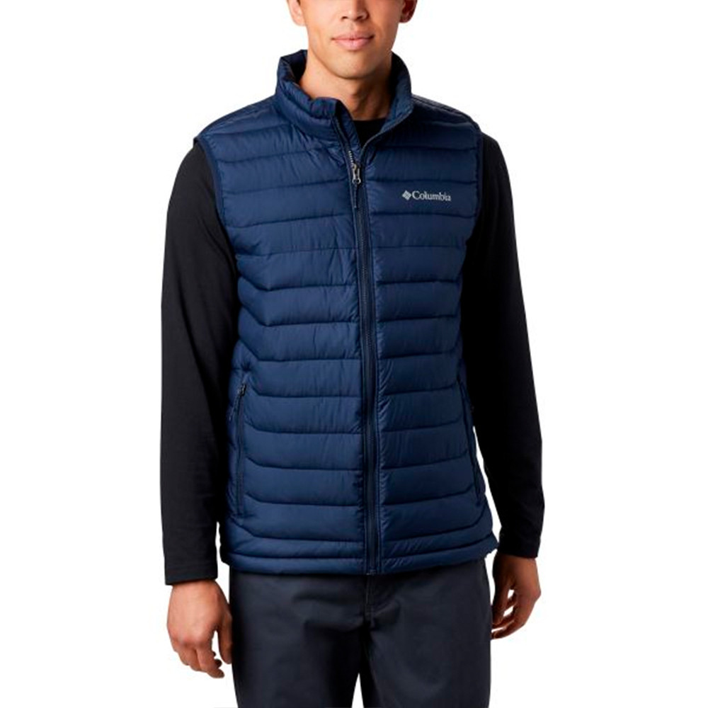 Жилет мужской Columbia Powder Lite Vest тёмно-синий - фото 3 - id-p186901395