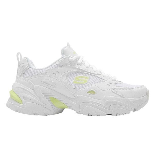 Кроссовки женские Skechers STAMINA V2 Women's sport shoes белый/лайм/розовый
