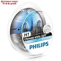 Лампа автомобильная Philips Diamond Vision, H1, 12 В, 55 Вт, набор 2 шт, 12258DVS2