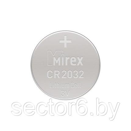 Батарейка Mirex CR2032 литиевая блистер 2 шт 23702-CR2032-E2, фото 2