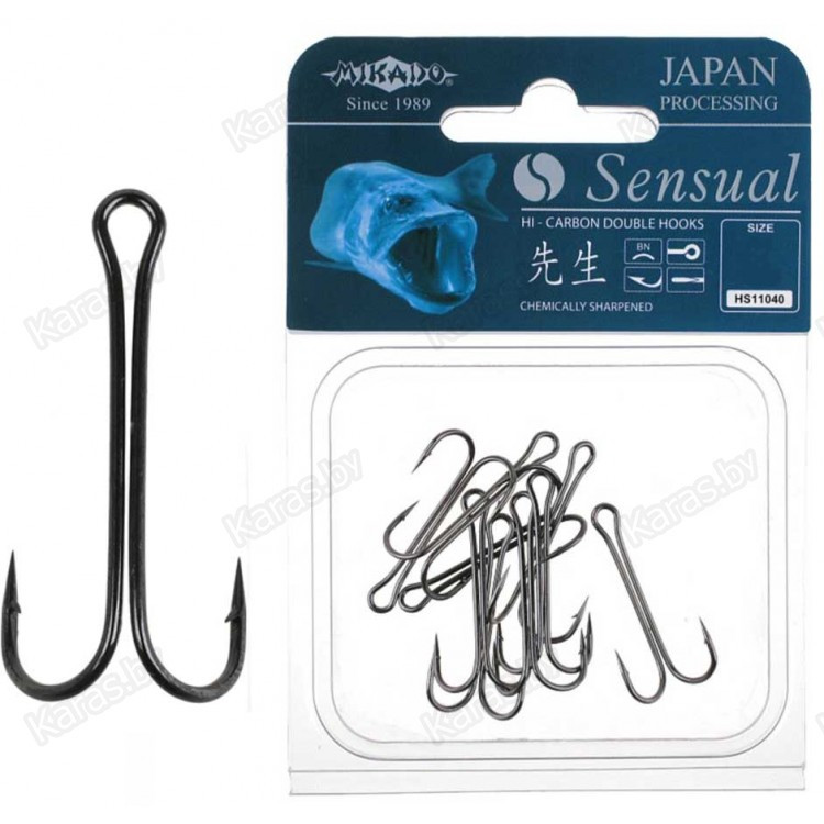 Крючки двойные Mikado Sensual HS11040-1B