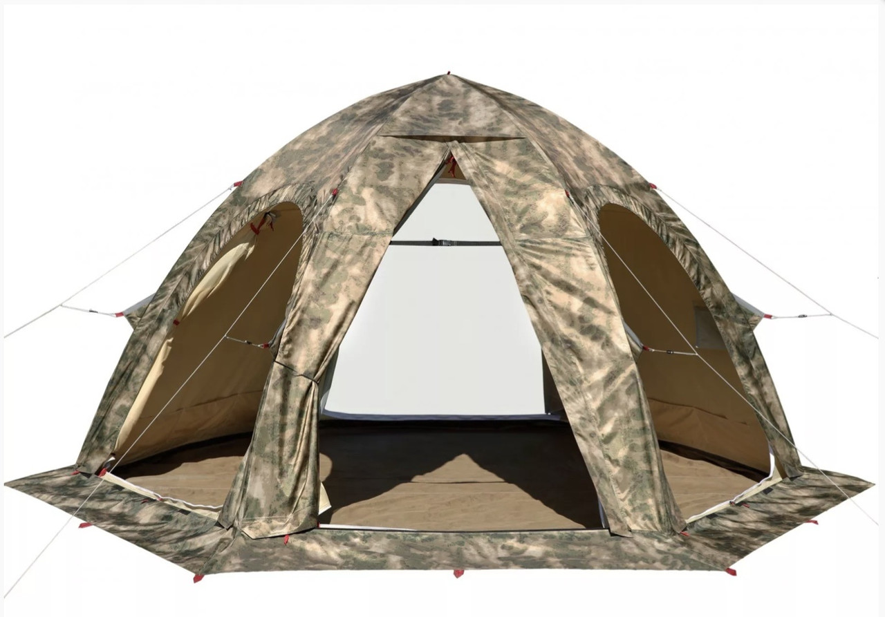 Всесезонная универсальная палатка Лотос 5У Шторм (оливковый) (2022) - фото 4 - id-p186864735