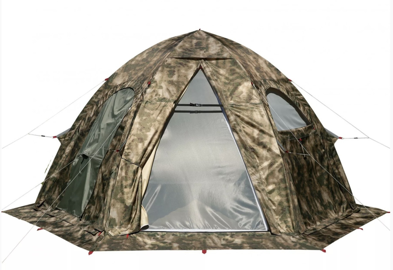 Всесезонная универсальная палатка Лотос 5У Шторм (оливковый) (2022) - фото 6 - id-p186864735