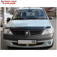 Дефлектор капота темный RENAULT LOGAN 2005-2013/VAZ LARGUS Wg. 2012-2016,