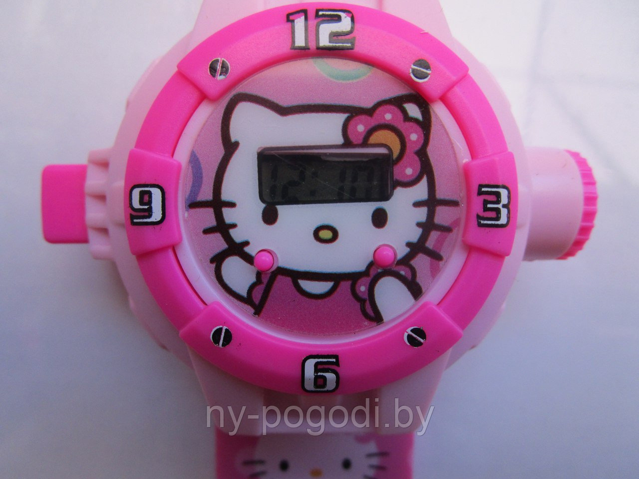 Детские часы hello kitty ( хэлоу кити ) с проектором 20 картинок - фото 1 - id-p23297570