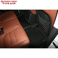 Коврики в салон VW Touareg 2010-2016, 4 шт. (полиуретан, бежевые)