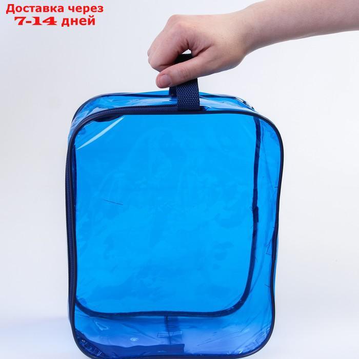 Набор сумок в роддом, 3 шт., цветной ПВХ, цвет синий - фото 5 - id-p143609230