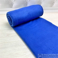 Плед на кровать Флисовый  мягкий и теплый, 130х150 см Синий