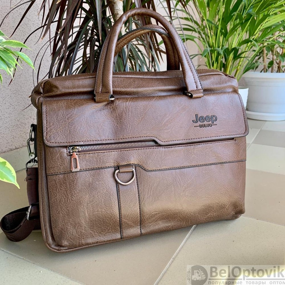 Мужская деловая сумка/портфель Jeep Buluo для документов - фото 6 - id-p186992756