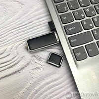 USBнакопитель (флешка) Business кожа/металл, 16 Гб