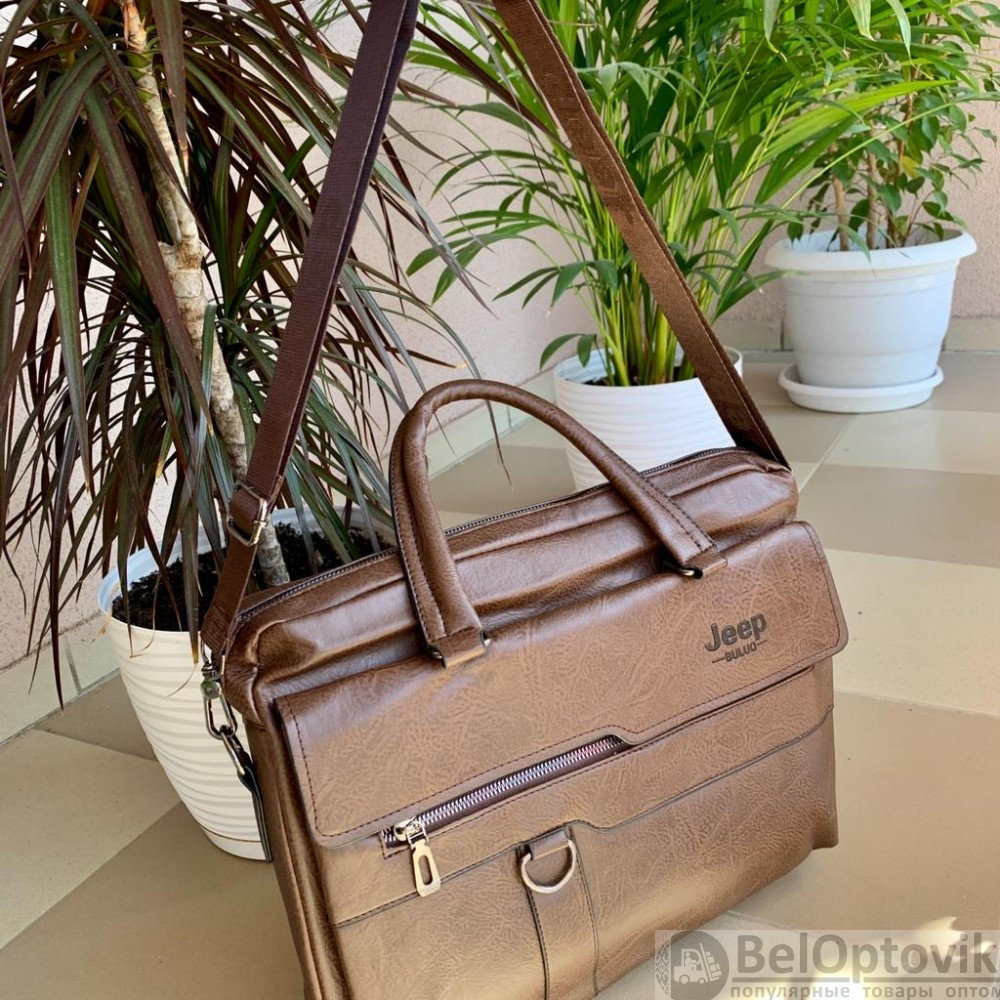 Мужская деловая сумка/портфель Jeep Buluo для документов - фото 3 - id-p186992886
