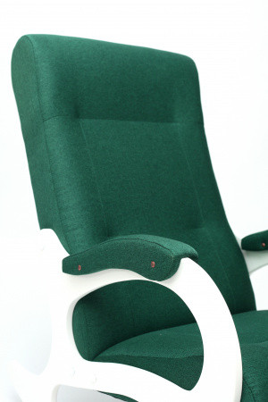 Кресло-качалка Бастион -2 Bahama emerald ноги белые - фото 2 - id-p186991955