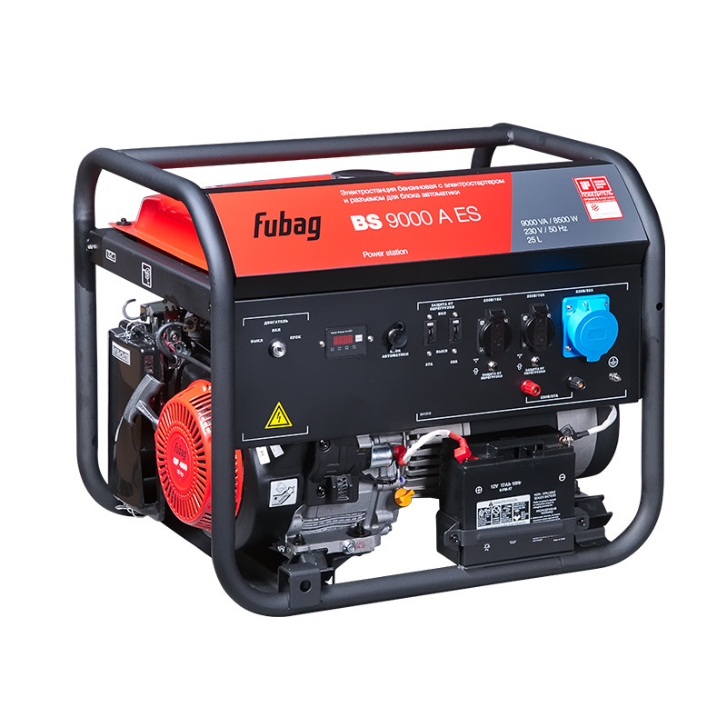 Генератор бензиновый Fubag BS 9000 A ES с электростартером и коннектором автоматики - фото 1 - id-p186992085