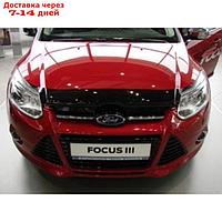 Дефлектор капота темный FORD FOCUS III 2011-2016, NLD.SFOFO31112