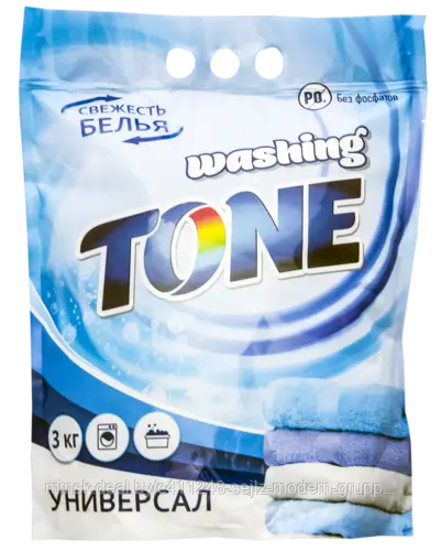 Средство моющее синтетическое порошкообразное "Washing Tone" "Универсал Автомат", 5 кг - фото 1 - id-p186992217