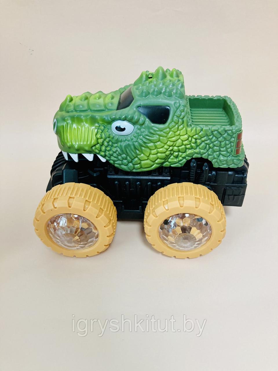 Музыкальная игрушка-машинка "Динозавр" со световыми эффектами (3D проекция) - фото 4 - id-p187020707