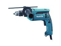 Дрель ударная MAKITA HP 1640 X4 в кор. + набор сверл D-46202 (680 Вт, патрон ЗВП, 1 скор.)