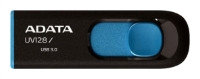 USB Flash A-Data DashDrive UV128 Black/Blue 64GB (AUV128-64G-RBE)