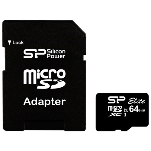 Карта памяти Silicon-Power microSDXC Elite UHS-1 (Class 10) 64 GB (SP064GBSTXBU1V10-SP) - фото 1 - id-p187020885
