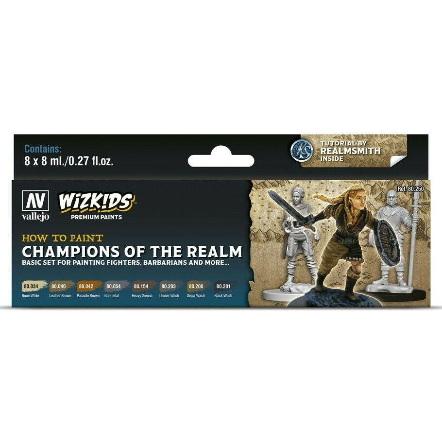 Набор Vallejo Champions of the Realm Set (8 x 8ml)