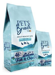 Сухой корм для кошек Pet's Brunch для взрослых кошек и котов, имеющих доступ на улицу (12 кг)