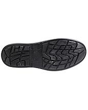 Туфли мужские на резинке черные иск. кожа, фото 3