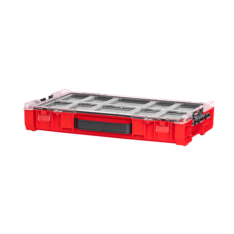 Ящик для инструментов Qbrick System PRO Organizer 100 Red Ultra HD, красный