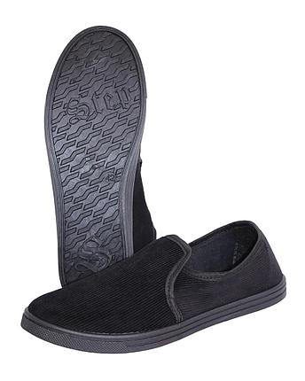 Тапочки закрытые (вельвет, ПВХ), фото 2