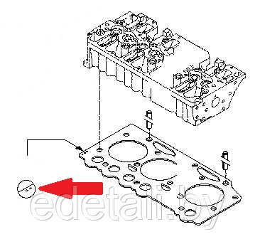 04516655 Прокладка головки блока цилиндров DEUTZ - фото 1 - id-p187029915