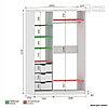 Шкаф-купе ШК10 Сенатор классика без зеркал (варианты цвета) фабрики Кортекс-мебель, фото 5