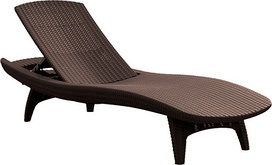 Шезлонг Keter Sun Lounger Pacific, коричневый